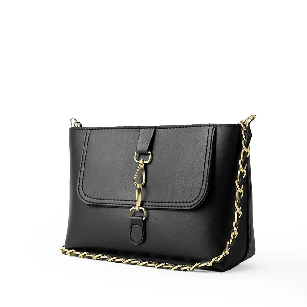 Elite Excel Clarent Bag – Stylish Black Shoulder Tote