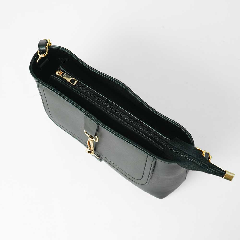 Elite Excel Clarent Bag – Stylish Black Shoulder Tote